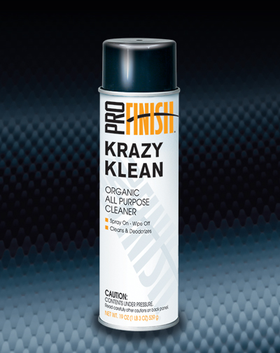 Pro Finish AEROSOL CLEANERS Krazy Klean Organic All Purpose Cleaner automotive car wash and detailing supplies