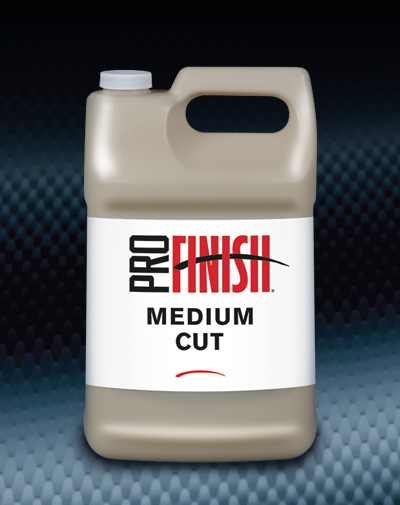 Pro Finish BODY SHOP BUFFING COMPOUNDS Medium Cut Foam & Wool Pad Compound automotive car wash and detailing supplies
